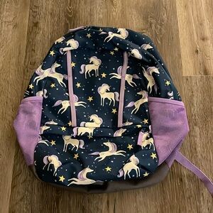 Lands’ End Unicorn 🦄 Backpack Dark Blue/Purple
